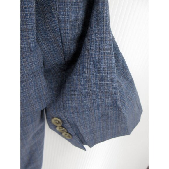 Jack Victor Sport Coat 52 Blazer Wool Plaid Jacket Business Preppy - Picture 3 of 13